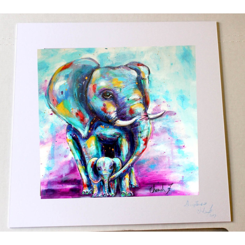 Oliphant Love Giclée Art Print- Artist Signed Matted