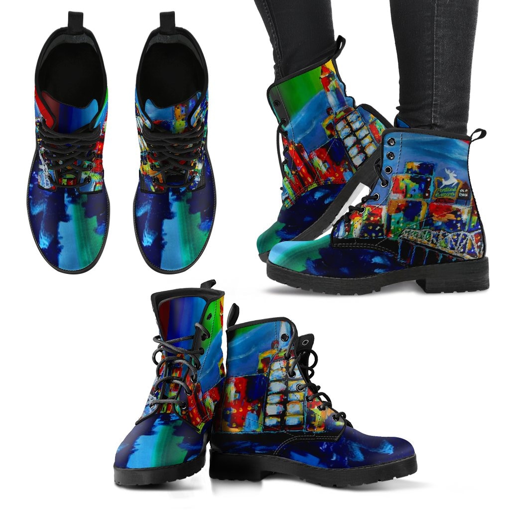 Portland CityScape Boots - C.W. Art Studio