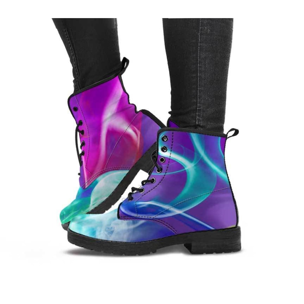 Purple Haze Boots - C.W. Art Studio