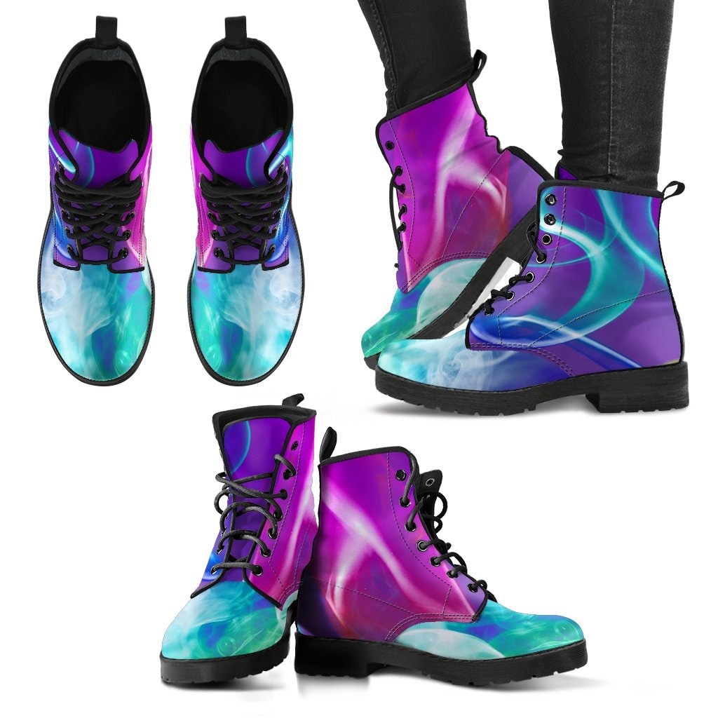 Purple Haze Boots - C.W. Art Studio