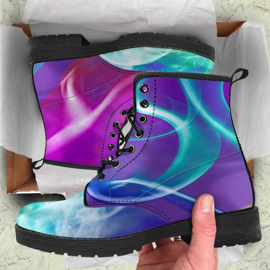 Purple Haze Boots - C.W. Art Studio