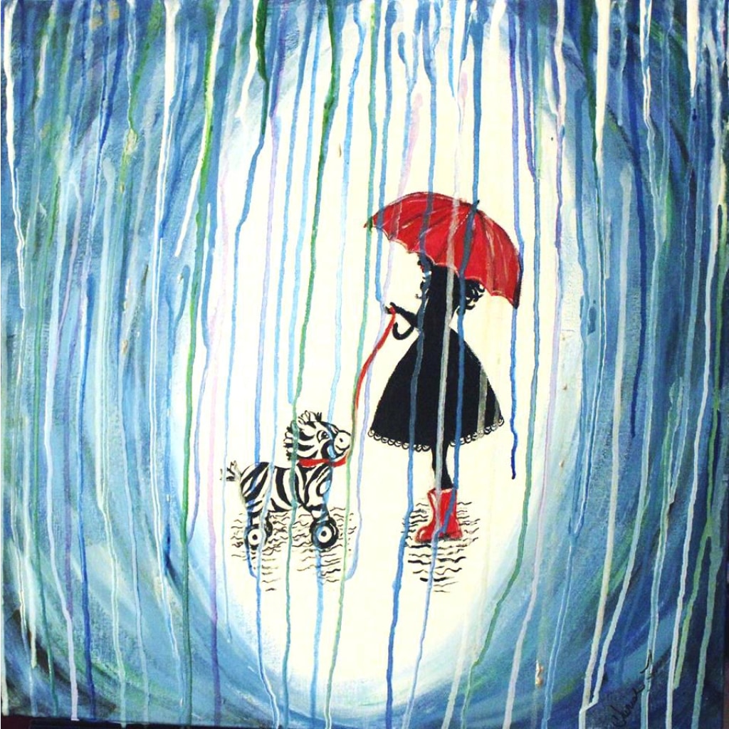 Reign #1 Glicee Canvas Print - C.W. Art Studio