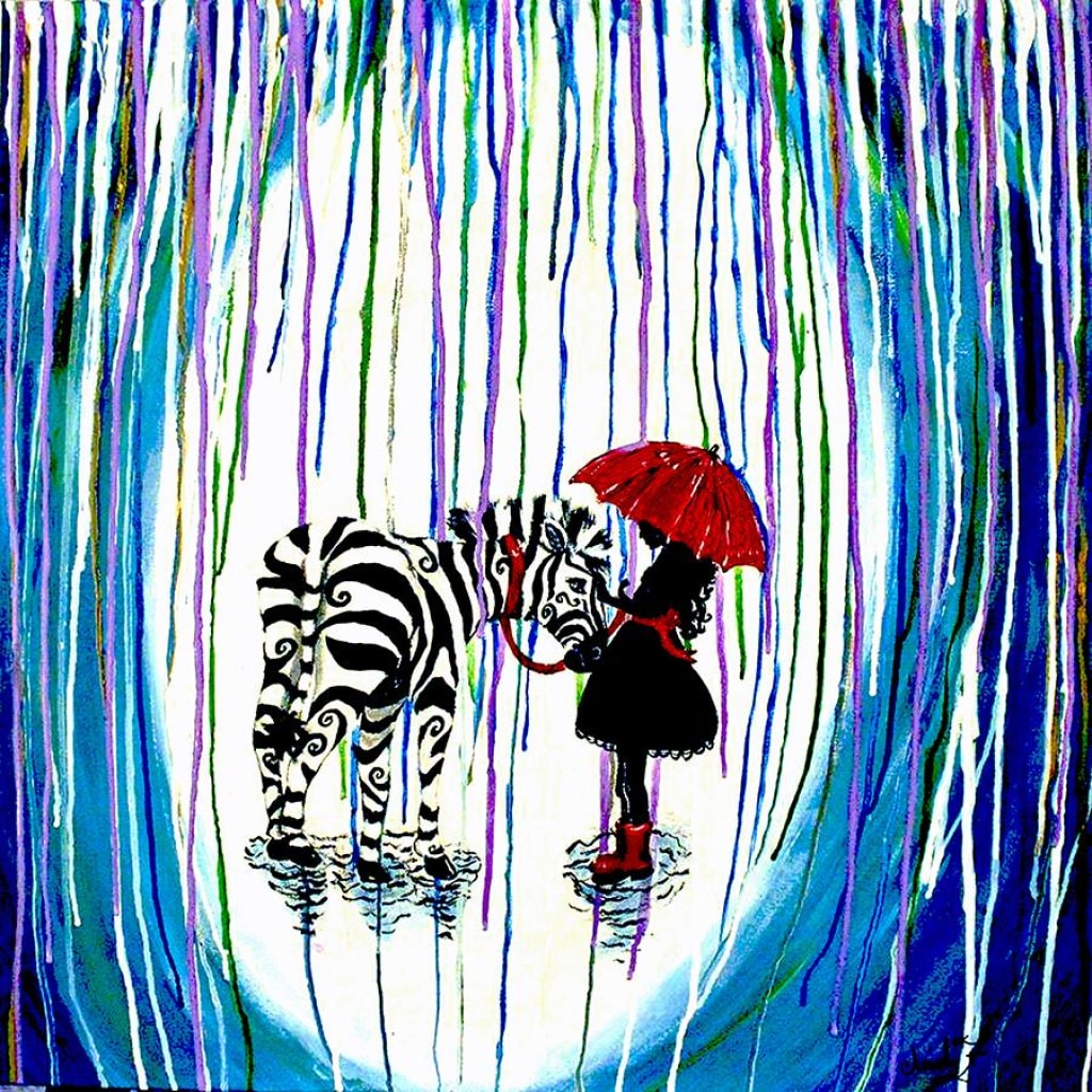 Reign #2 Glicee Canvas Print - C.W. Art Studio