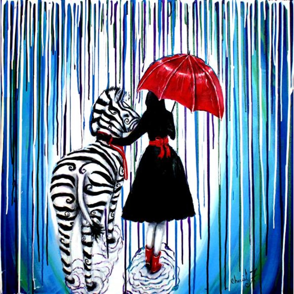 Reign #3 Glicee Canvas Print - C.W. Art Studio