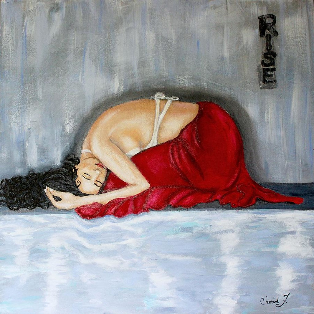 Rise Giclée Art Print - Artist Signed Matted - Artist Signed Print C.w. Art Studio