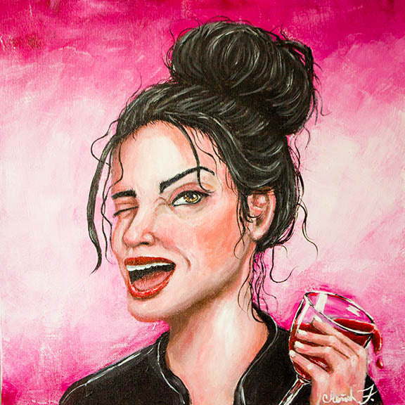 Sassy Pants Series Glicee Canvas Prints