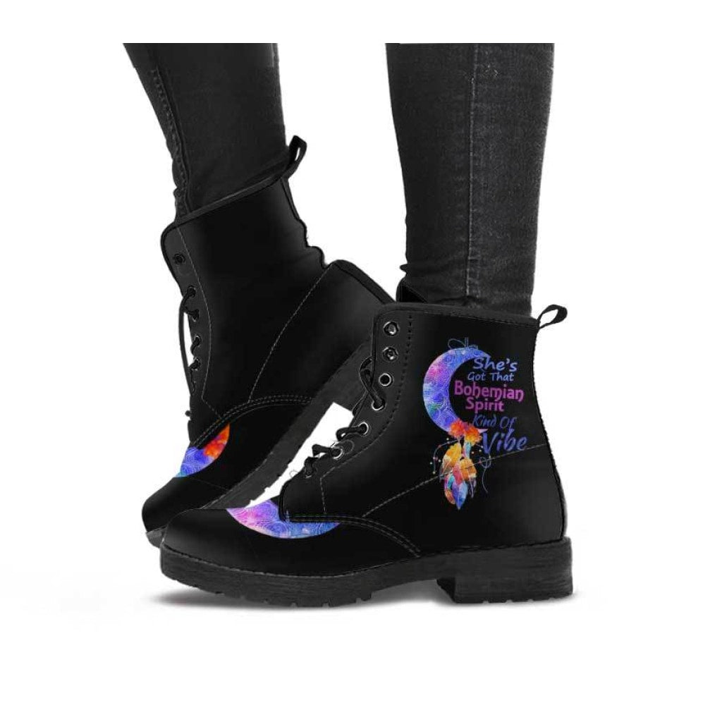 She's Got Bohemian Spirit Kind Of Vibe Boots - C.W. Art Studio