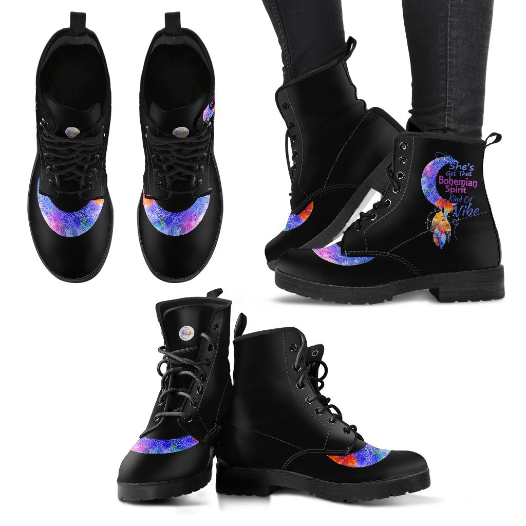 She's Got Bohemian Spirit Kind Of Vibe Boots - C.W. Art Studio
