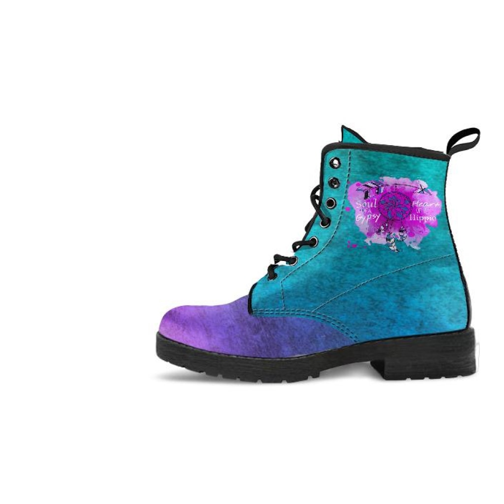 Soul Of A Gypsy Heart Of A Hippie Boots - C.W. Art Studio
