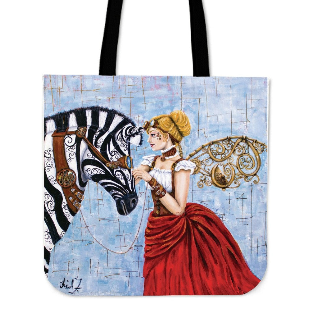 Steampunk Angel Tote Bag - Tote Bags C.w. Art Studio