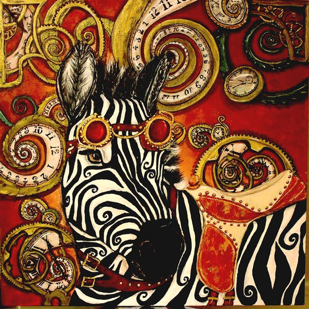 Steampunk Zebra Fine Art Prints