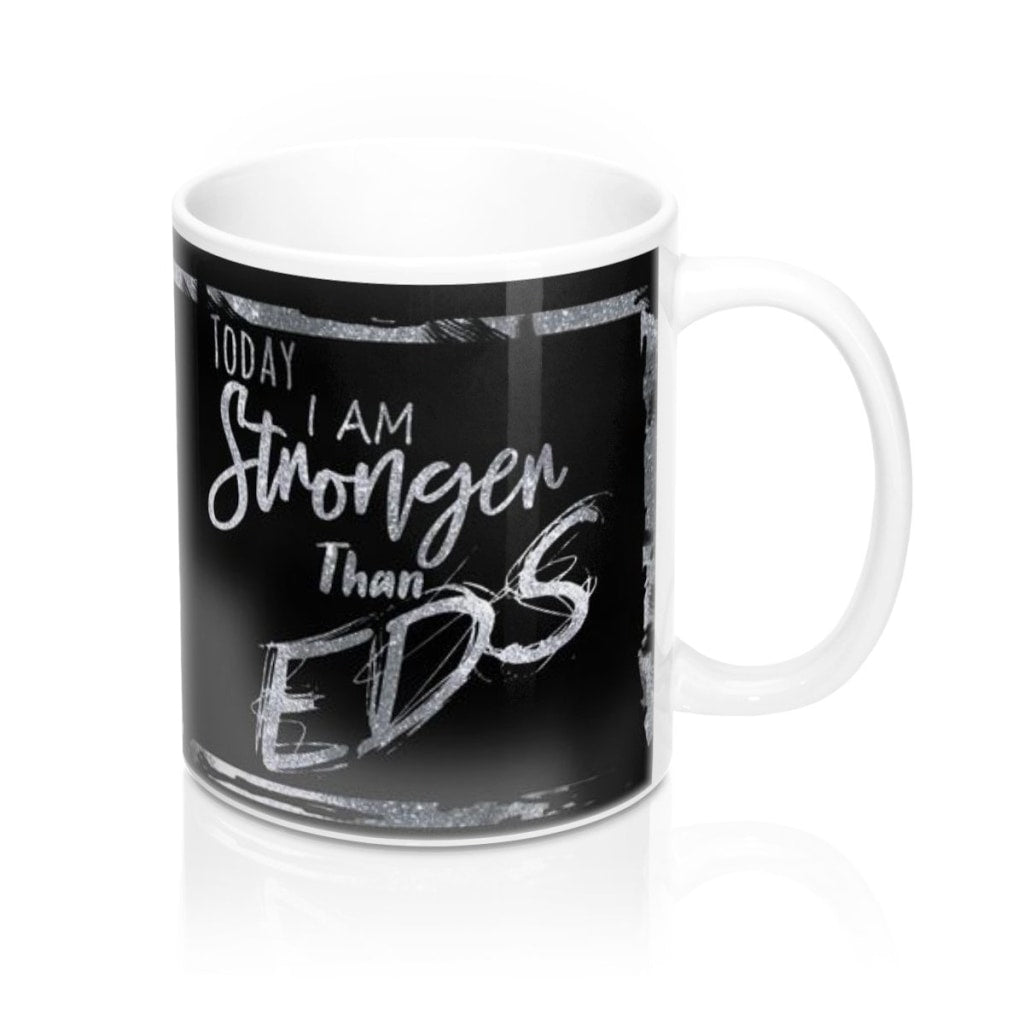 Stronger Than EDS Black Mug 11oz