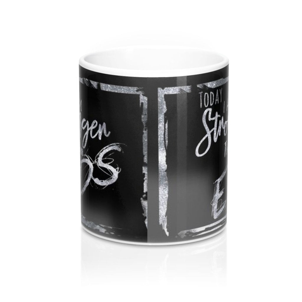 Stronger Than EDS Black Mug 11oz