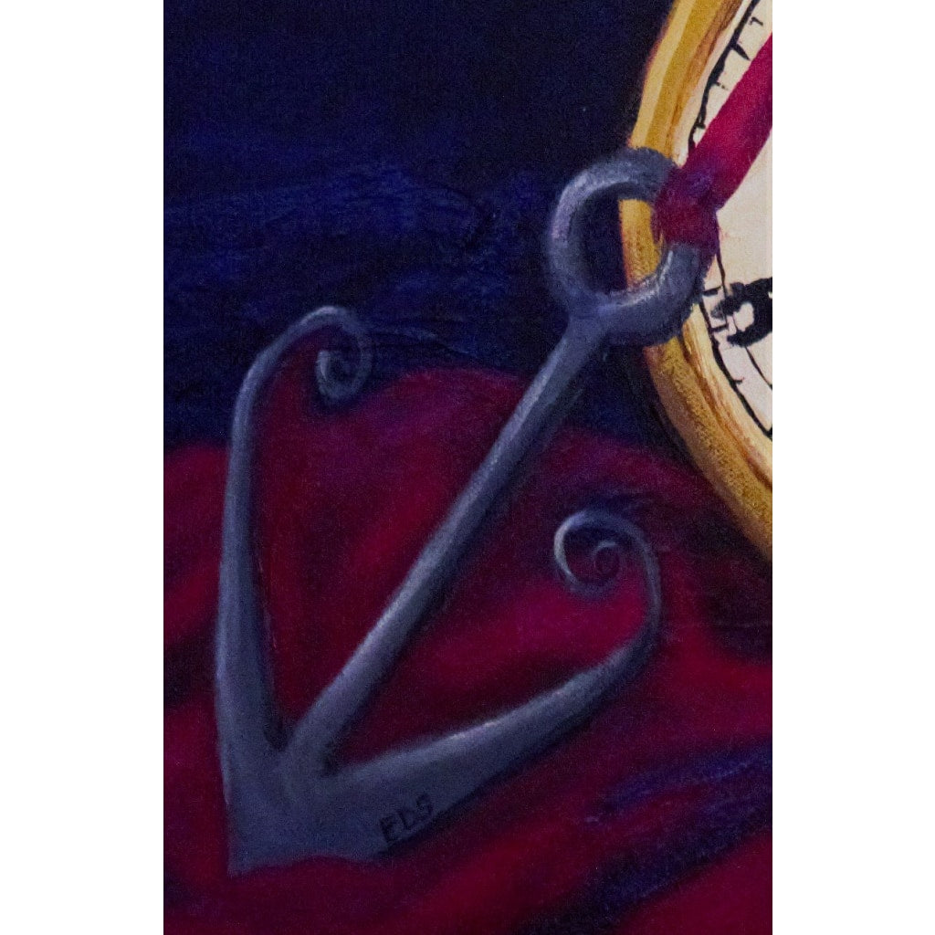 Time Thief Artist Embellished Giclée -Unique Piece - C.W. Art Studio