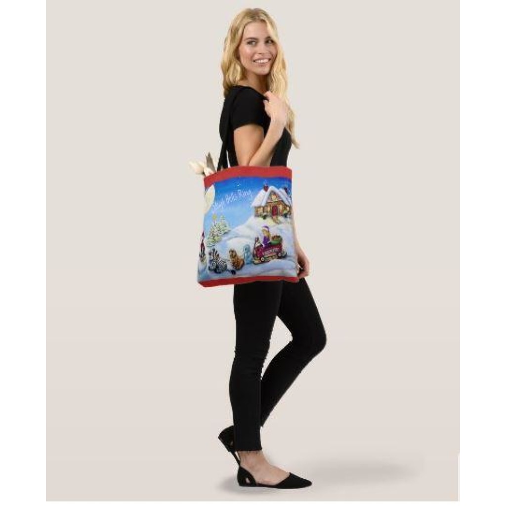 Tote Bag - Christmas 2017 Sleigh Bells Ring... - Tote Bags C.w. Art Studio