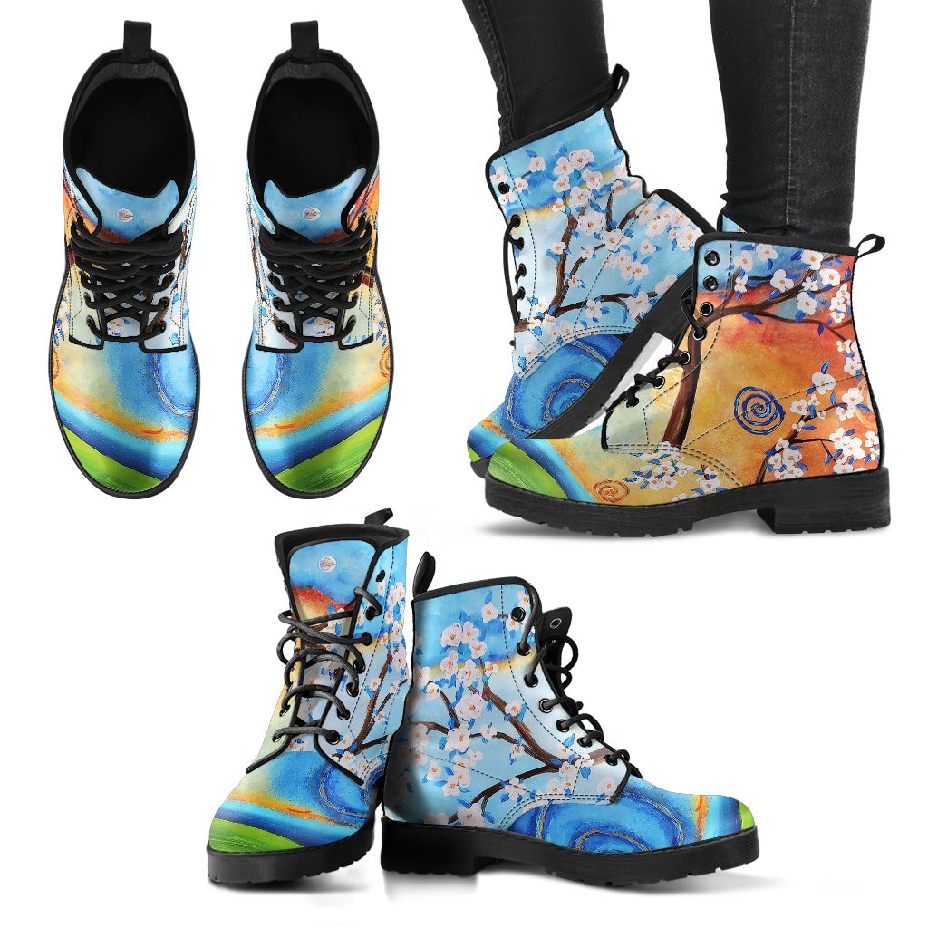 Winds Of Whimsy Boots - C.W. Art Studio