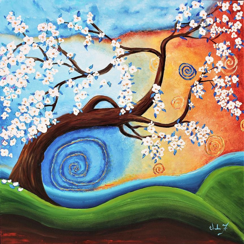 Winds of Whimsy Glicee Canvas Print - C.W. Art Studio