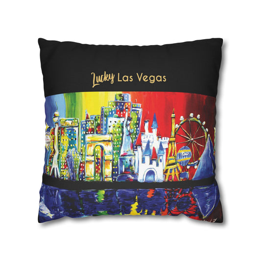 Luck Las Vegas Square Pillowcase