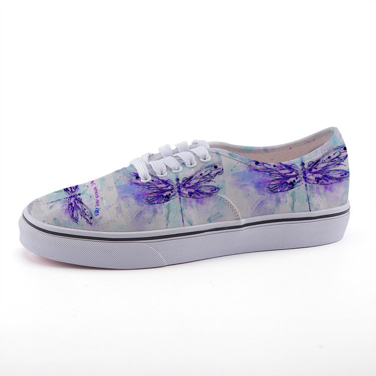 Exclusive Fireflies Print Low-top  canvas shoes