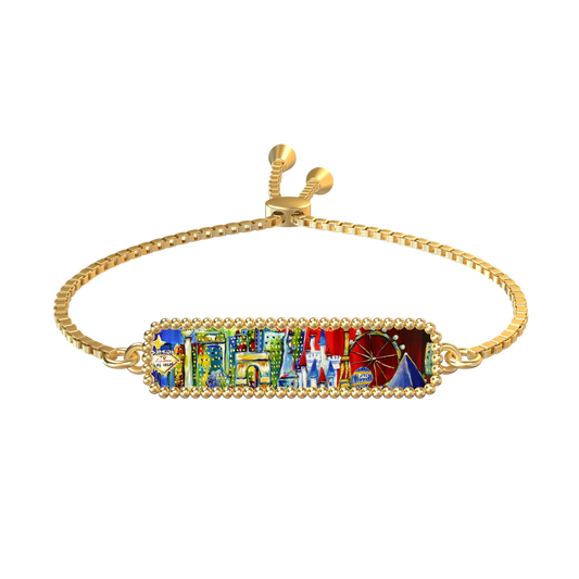 Las Vegas Cityscape Arya Slider Bracelet