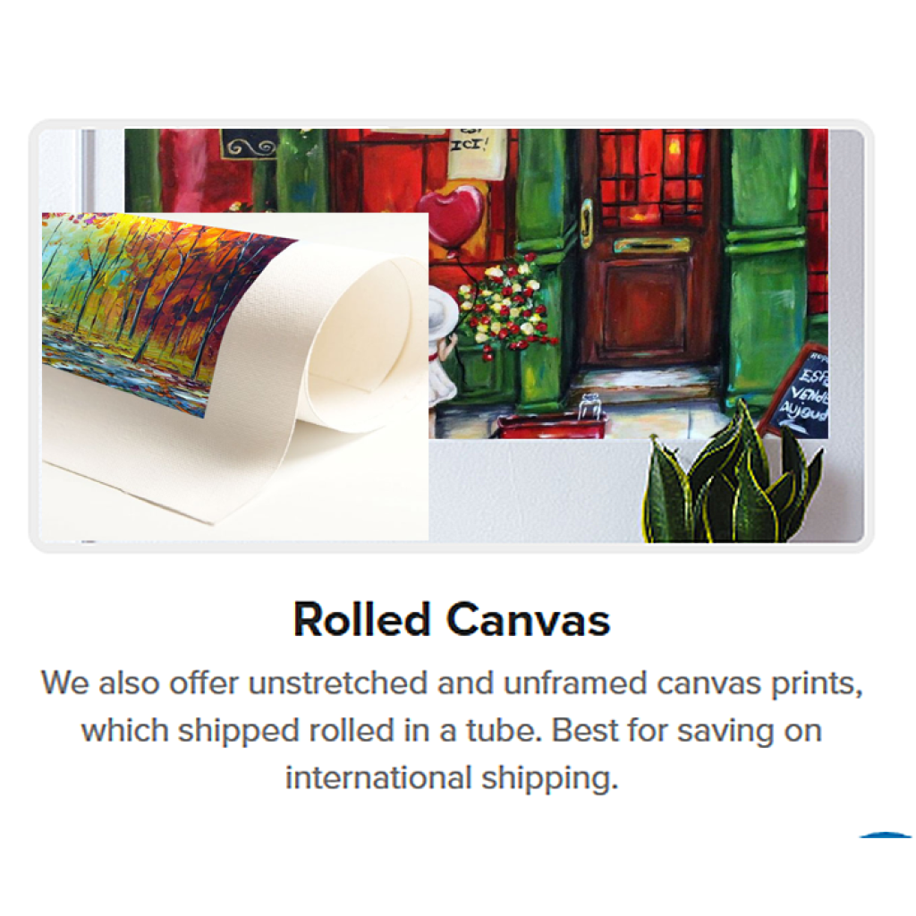 Rolled Canvas Prints - Unstretched Photo Canvas Printing