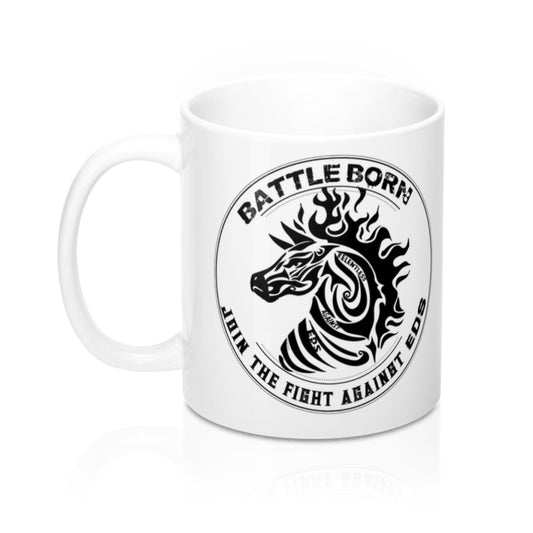 Battle Born EDS Tribal Zebra Mug 11oz
