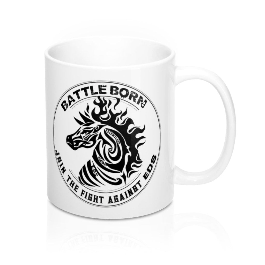 Battle Born EDS Tribal Zebra Mug 11oz