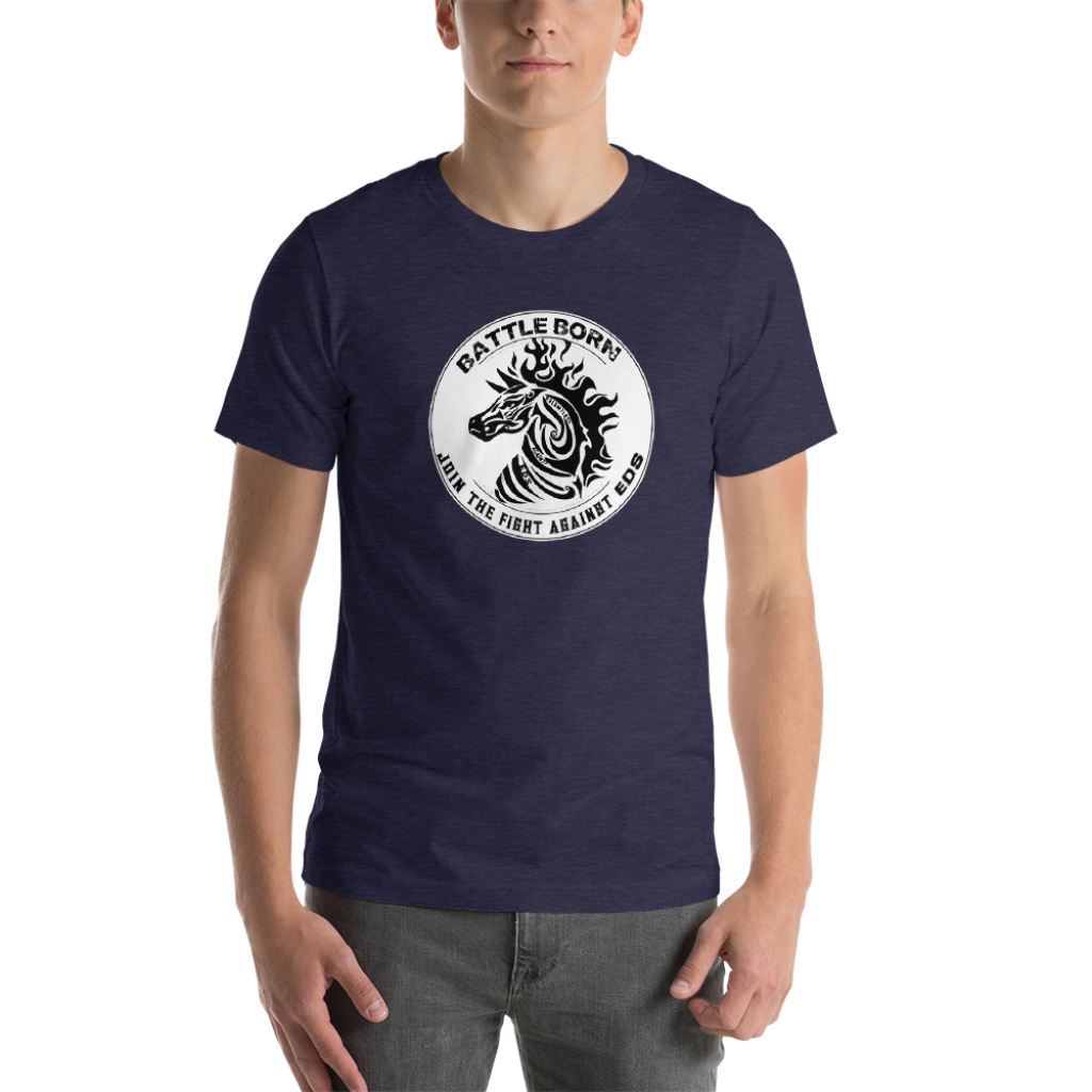 Battle Born Tribal EDS Zebra Unisex T-Shirt