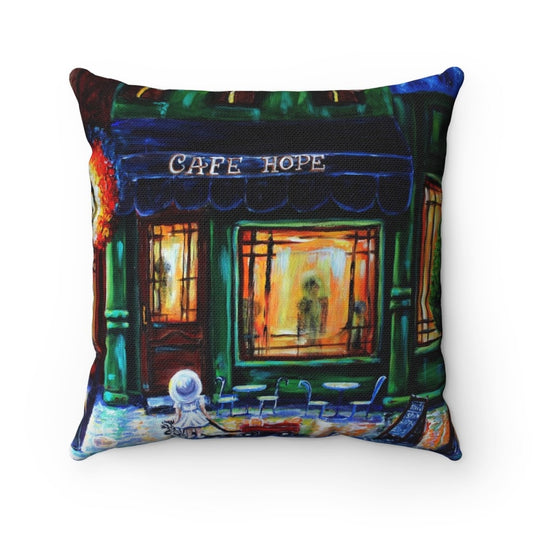 Cafe HopeThrow Pillow