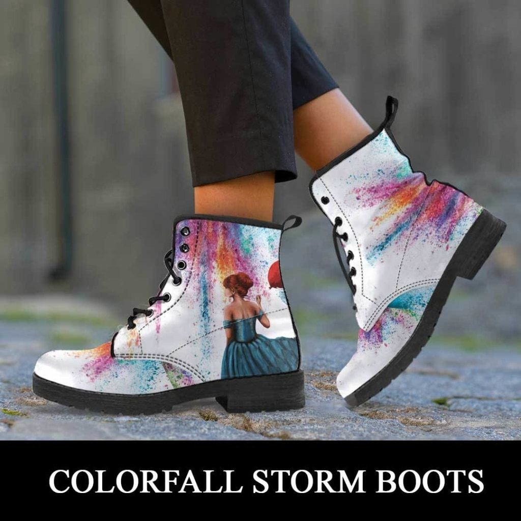 Colorfall Storm White Boots