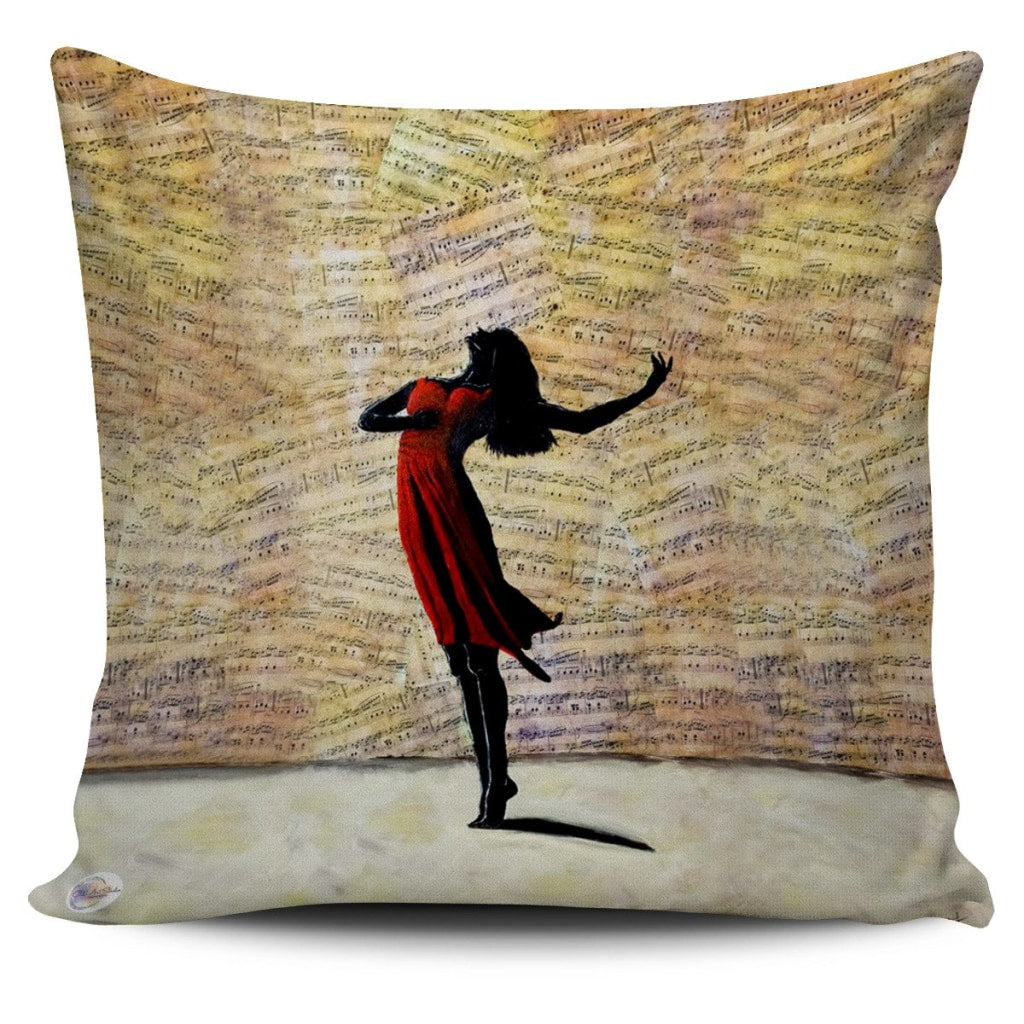 Dance With Me Throw Pillow Cover 18x18in