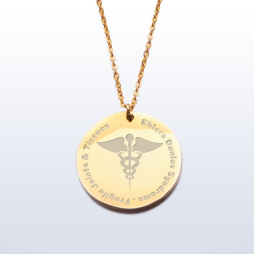 EDS Medical Alert Charm Pendant - C.W. Art Studio