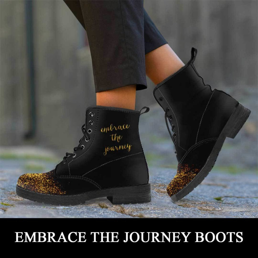 Embrace The Journey Boots - C.W. Art Studio