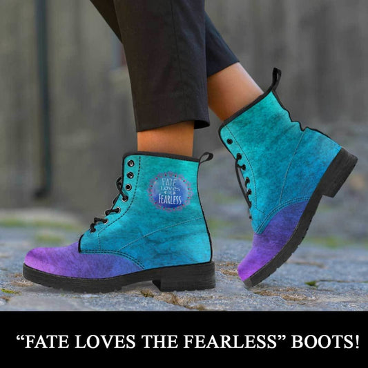 Fate Loves The Fearless Boots - C.W. Art Studio