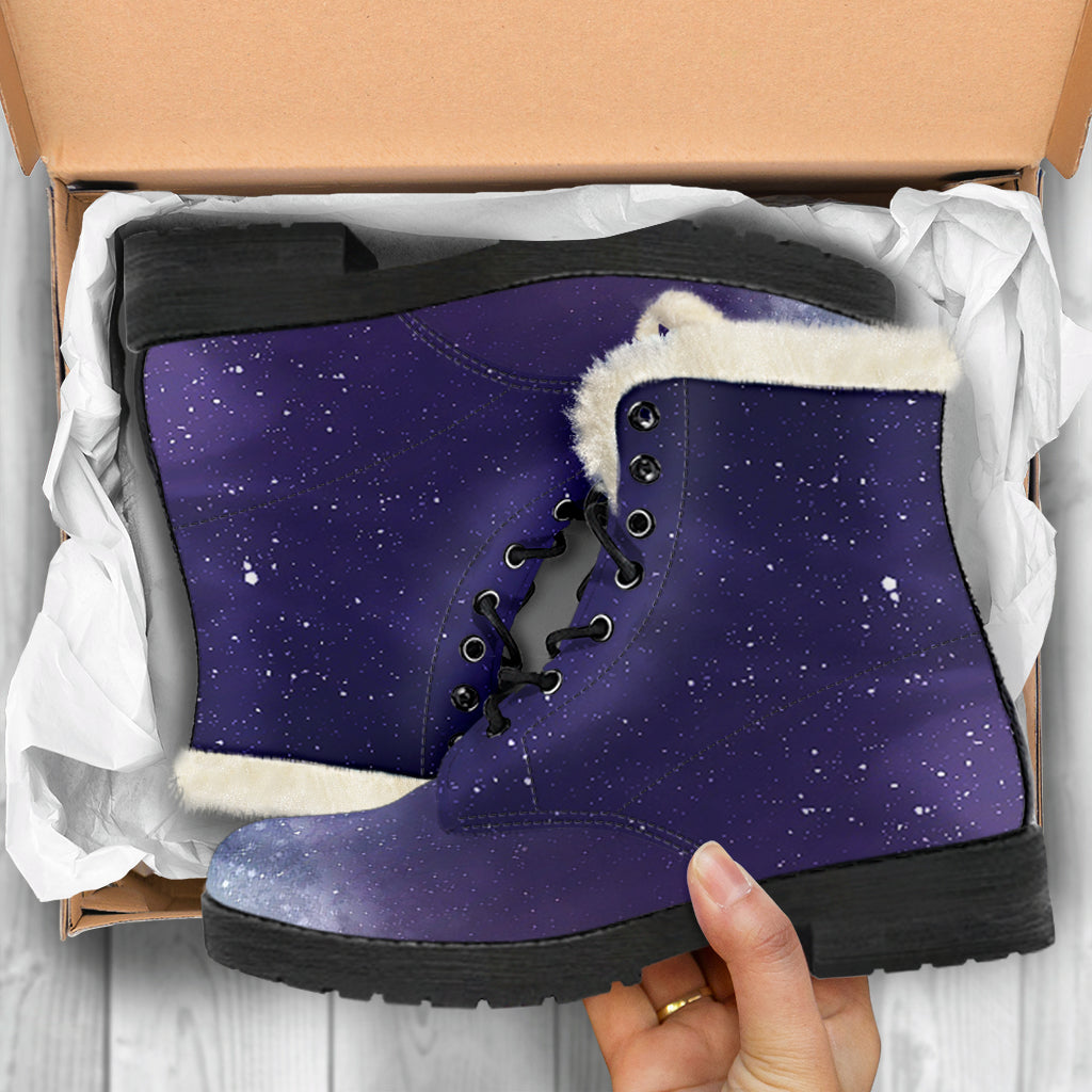 Starry Unicorn Fur Lined Boots by SophieStar
