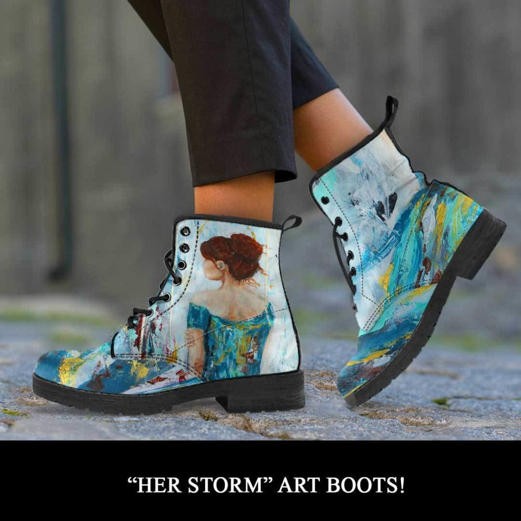 Her Storm Boots - C.W. Art Studio