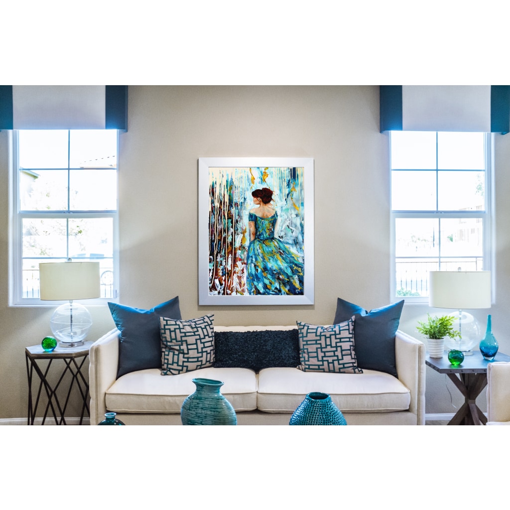 Her Storm Glicee Canvas Print
