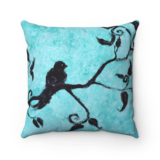 Lone Bird Throw Pillow