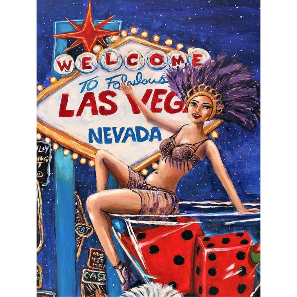 Original - Welcome To Las Vegas - C.W. Art Studio