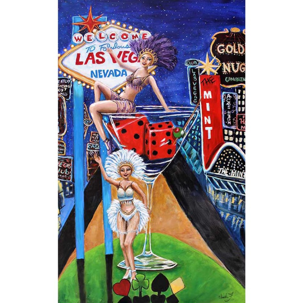 Original - Welcome To Las Vegas - C.W. Art Studio