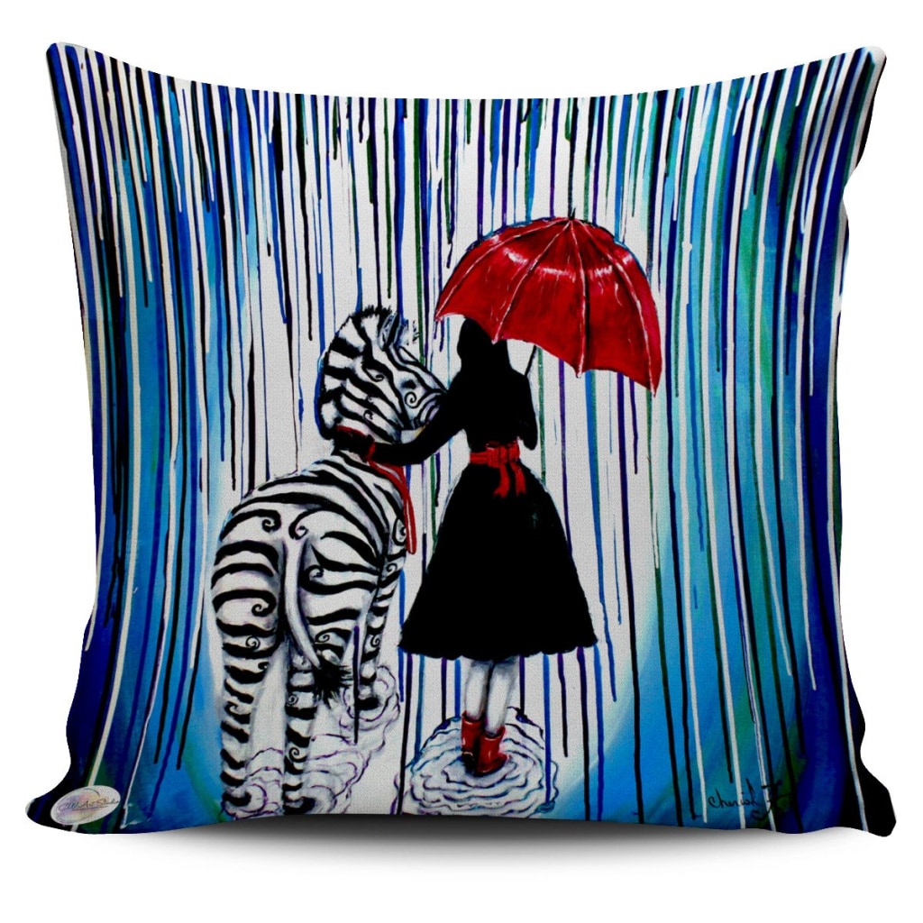 Reign III Throw Pillow Cover 18x18in
