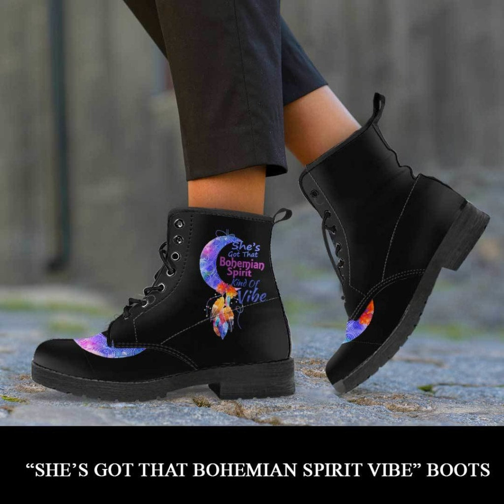 She's Got Bohemian Spirit Kind Of Vibe Boots - C.W. Art Studio