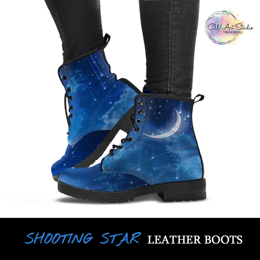 Shooting Star Leather Boots by SophieStar