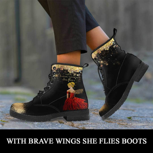 With Brave Wings and Fairy Dust Boots - C.W. Art Studio